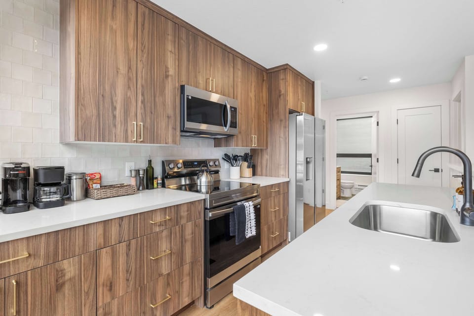 Enjoy complimentary waffles in our well-equipped kitchen! 