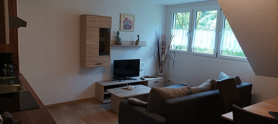 Standard Apartment, 2 Bedrooms, 2 Bathrooms, Garden View | Living area | Flat-screen TV