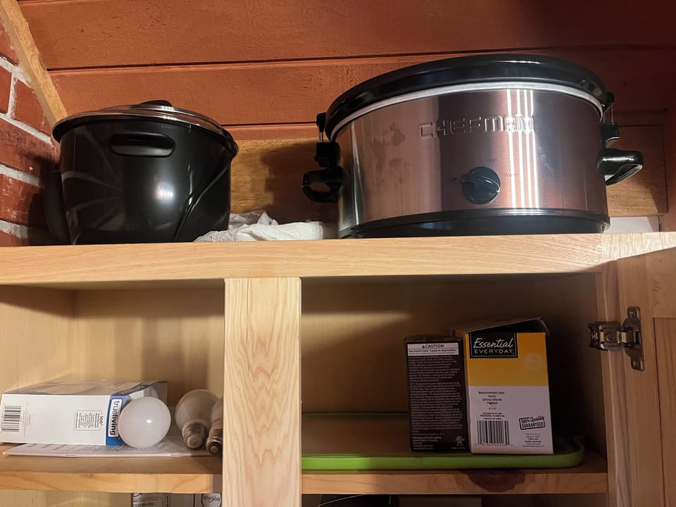 The kitchen is fully equipped to meet all of your needs.