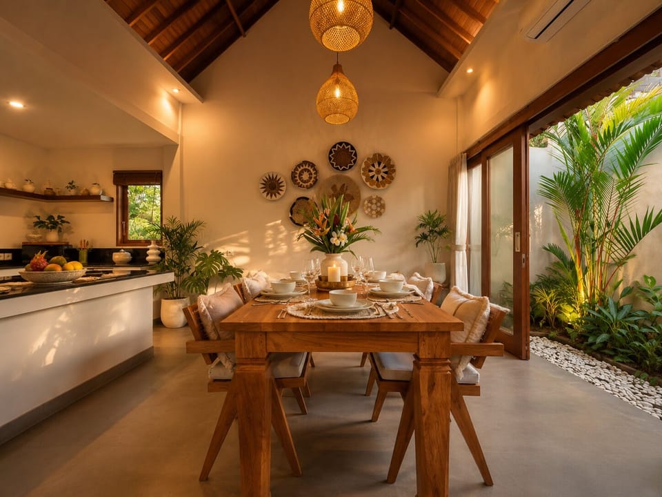 Superior Villa, Pool View | Dining