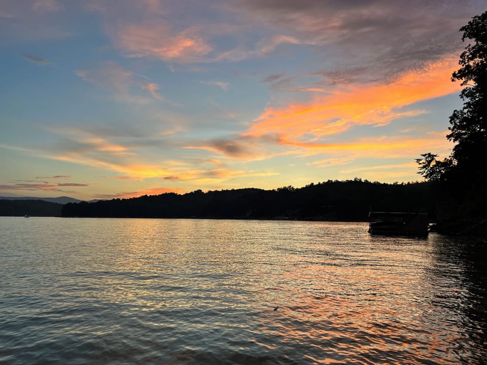 Watch the sunset from the dock