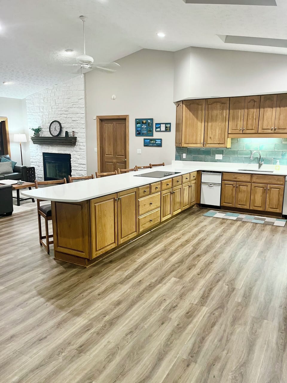 Open concept design ideal for groups