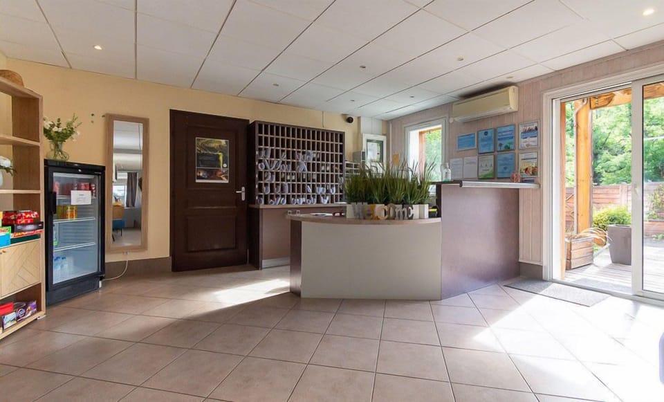 Reception is the first stop for tips on hiking, biking or hitting the pistes.
