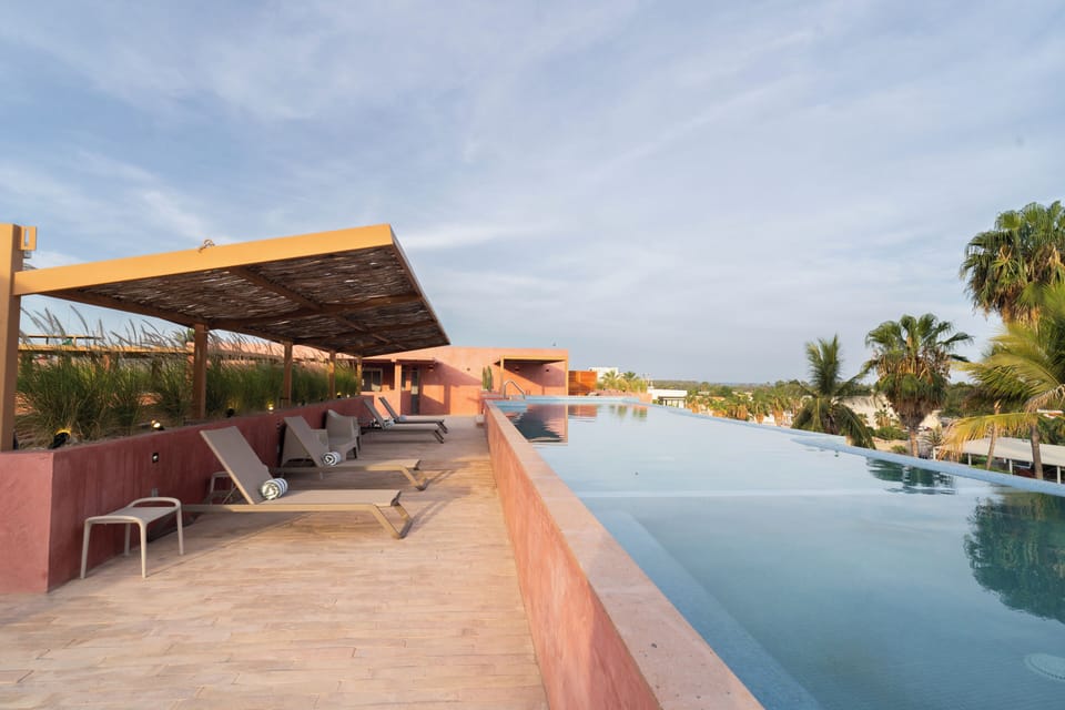 Rooftop pool