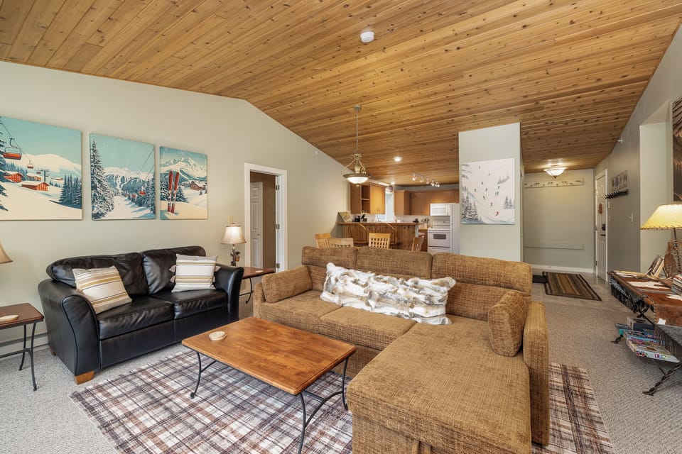 Cozy couch that turns into bed and has storage | Main Level