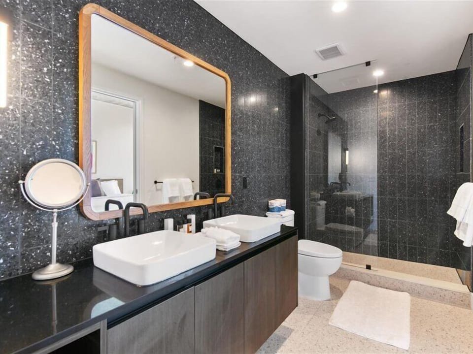 Full Bathroom with Walk-In Shower