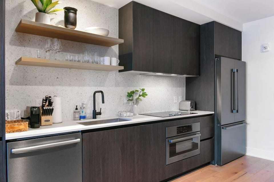 European-style kitchen with Bosch appliances
