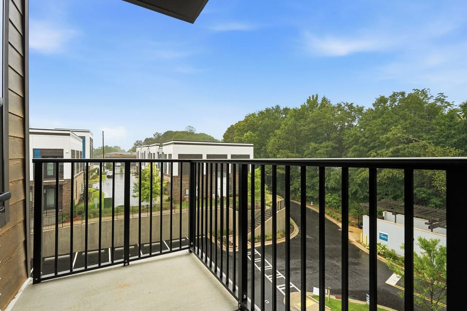 Private balcony overlooking the community-perfect for morning coffee.