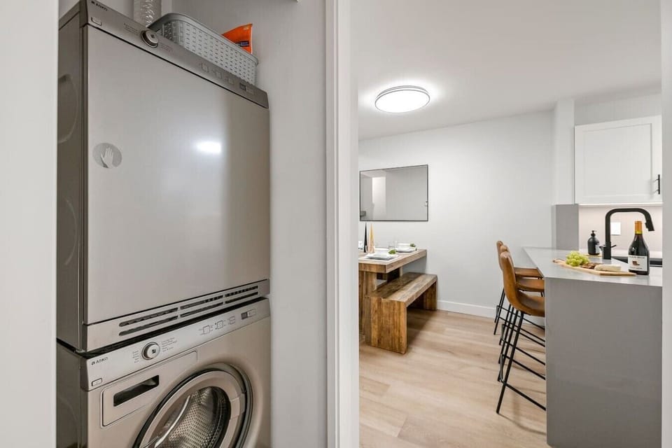 Your own personal premium washer and dryer for your convenience.