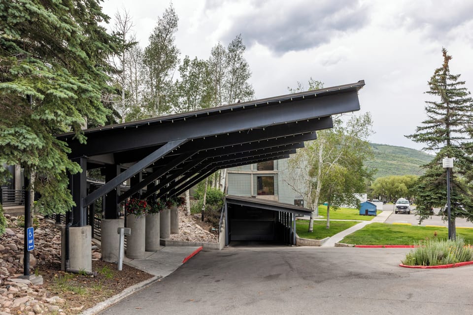 Convenient covered parking provides easy access to the resort, making arrivals and departures simple in every season.