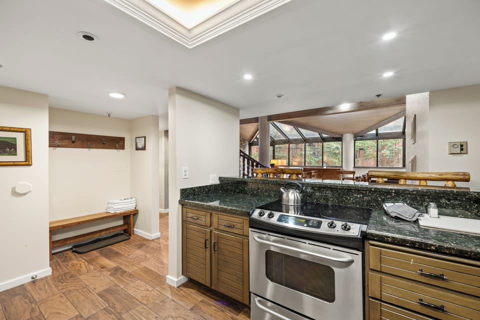 Cook with a view in the open kitchen, perfectly positioned to overlook the dining area and great room so you never miss a moment with family and friends.