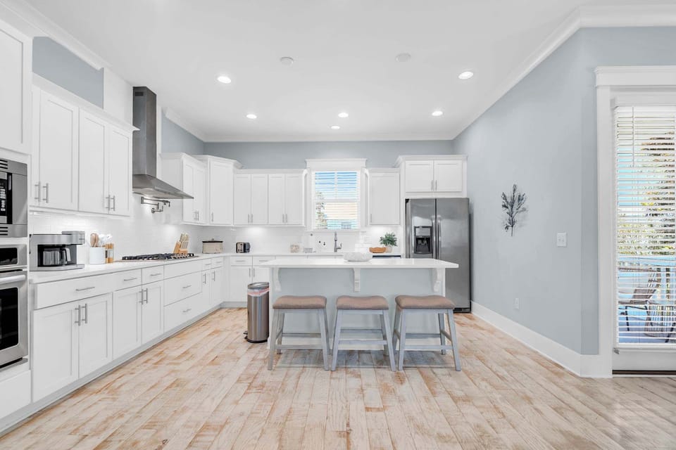 Fully stocked kitchen
