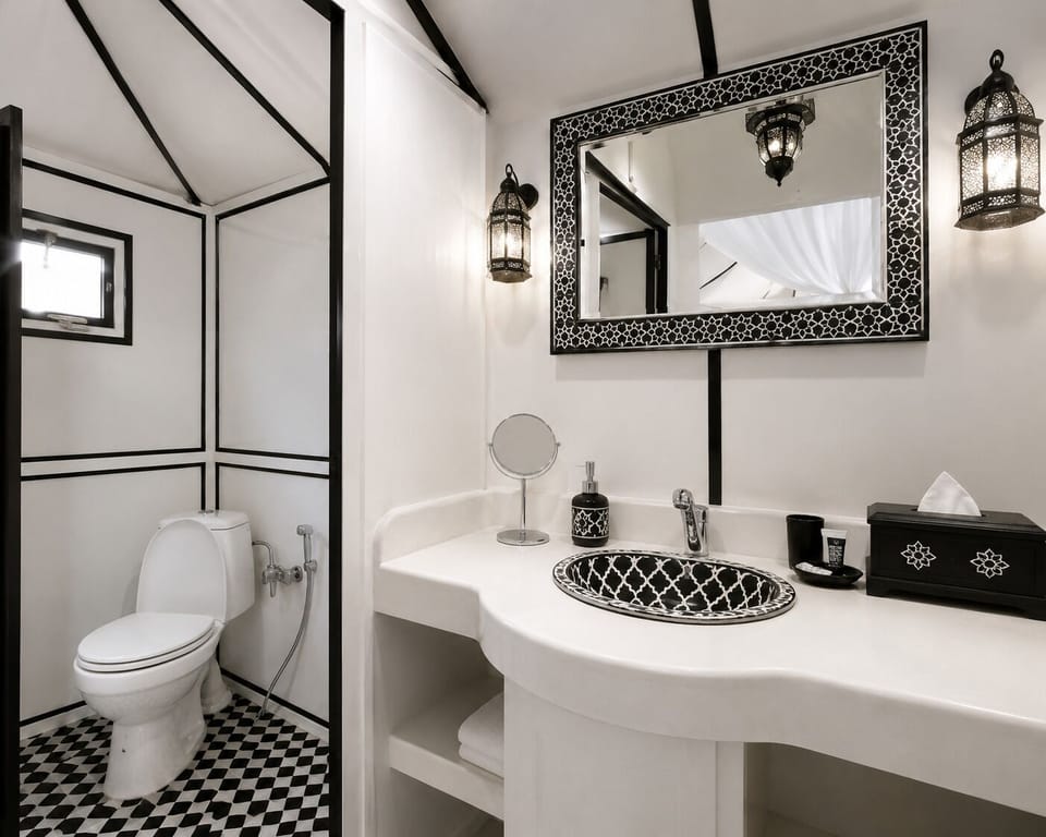Deluxe Triple Room, Desert View | Bathroom | Separate tub and shower, towels, soap, shampoo