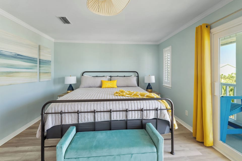 Retreat to the spacious third-floor master suite.
