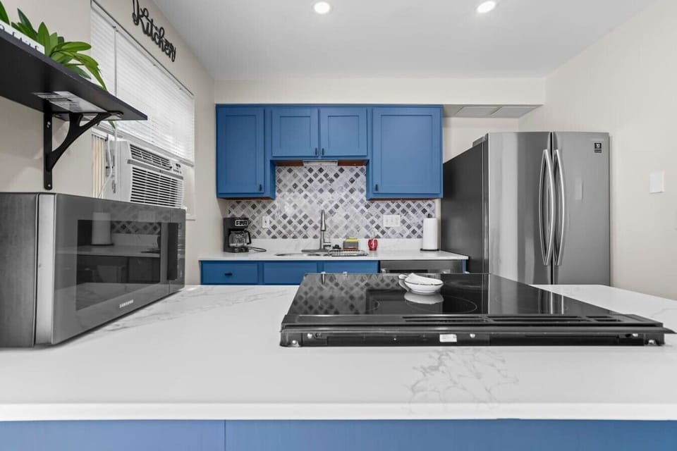 Fully stocked kitchen