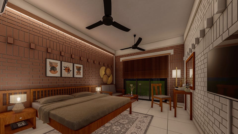 Deluxe Double Room, Balcony, Garden View | Desk, laptop workspace, WiFi (free)