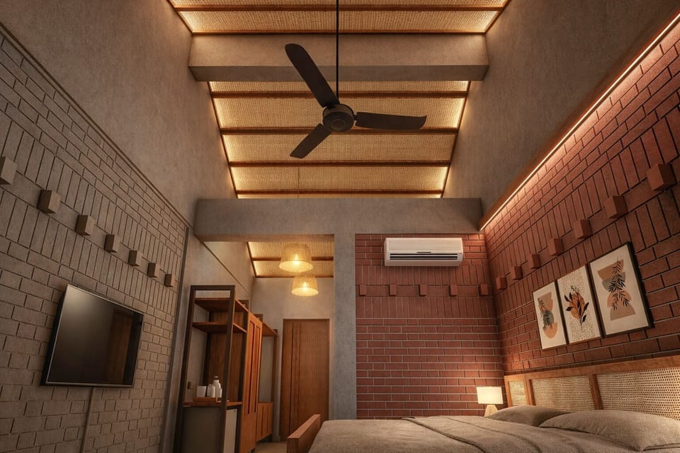 Deluxe Double Room, Balcony, Garden View | Desk, laptop workspace, WiFi (free)