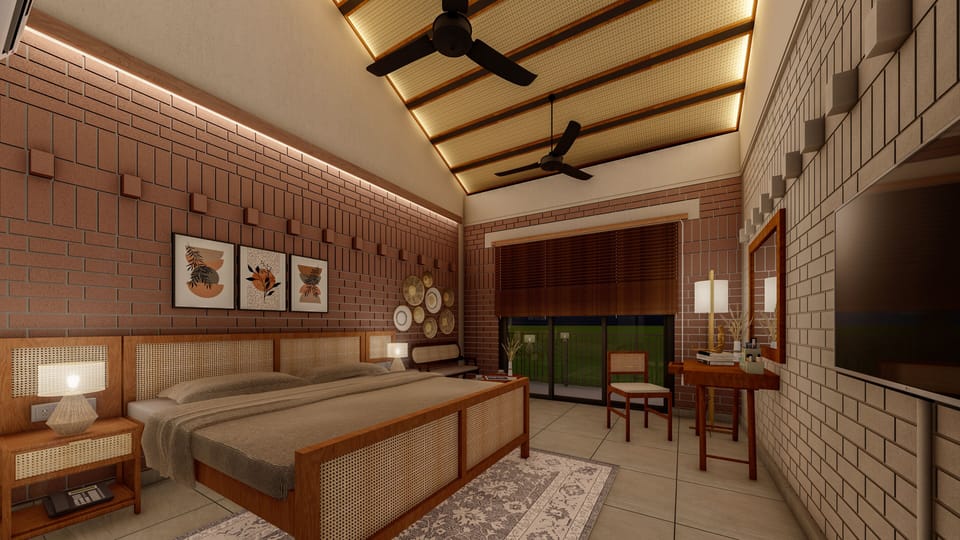 Deluxe Double Room, Balcony, Garden View | Desk, laptop workspace, WiFi (free)