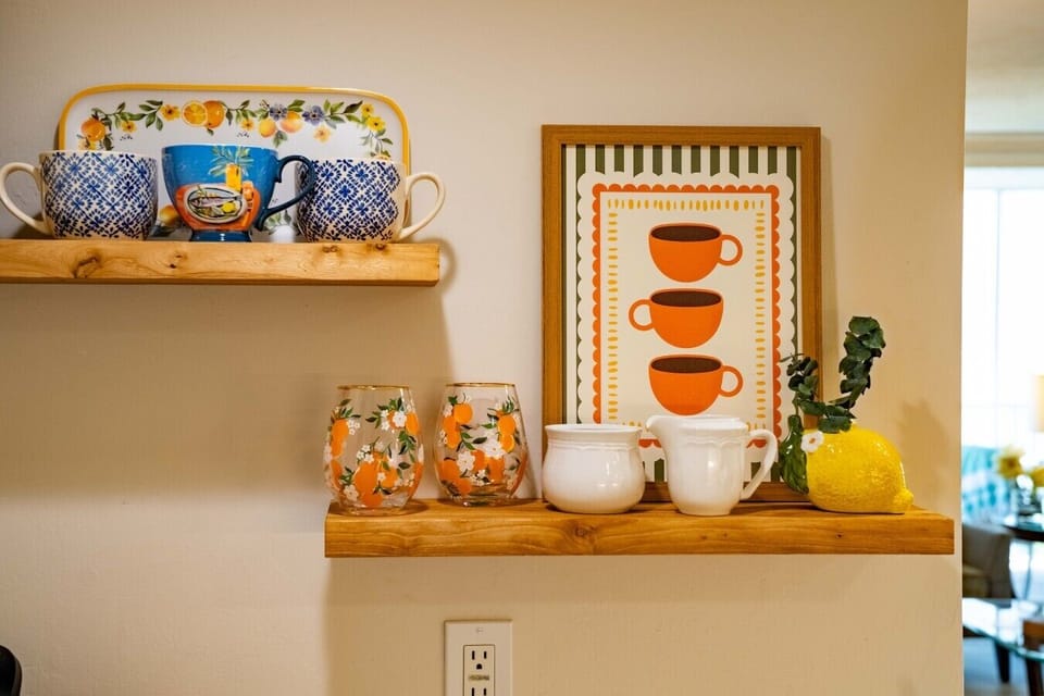It’s the little details that make it feel like home—from your morning coffee to a glass of something cold after a day in the sun.