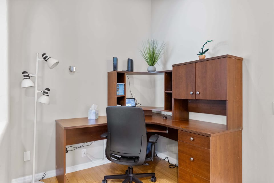 Office desk and chair for remote work!