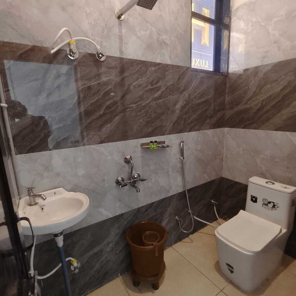 Standard Double Room, Balcony, Hill View | Bathroom | Shower, towels, soap, shampoo