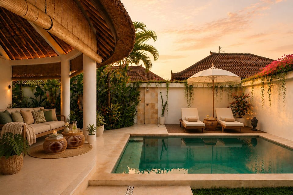 Signature Villa, Patio, Pool View | Garden view