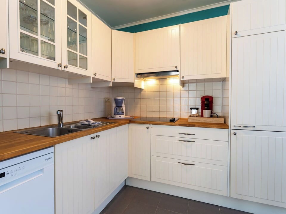 Cabinetry, Kitchen, Kitchen Appliance, Countertop, Major Appliance, Interior Design, Wood, Flooring, Cupboard, Kitchen Sink