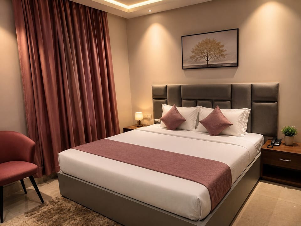 Deluxe Double Room, City View | Premium bedding, desk, laptop workspace, WiFi (free)