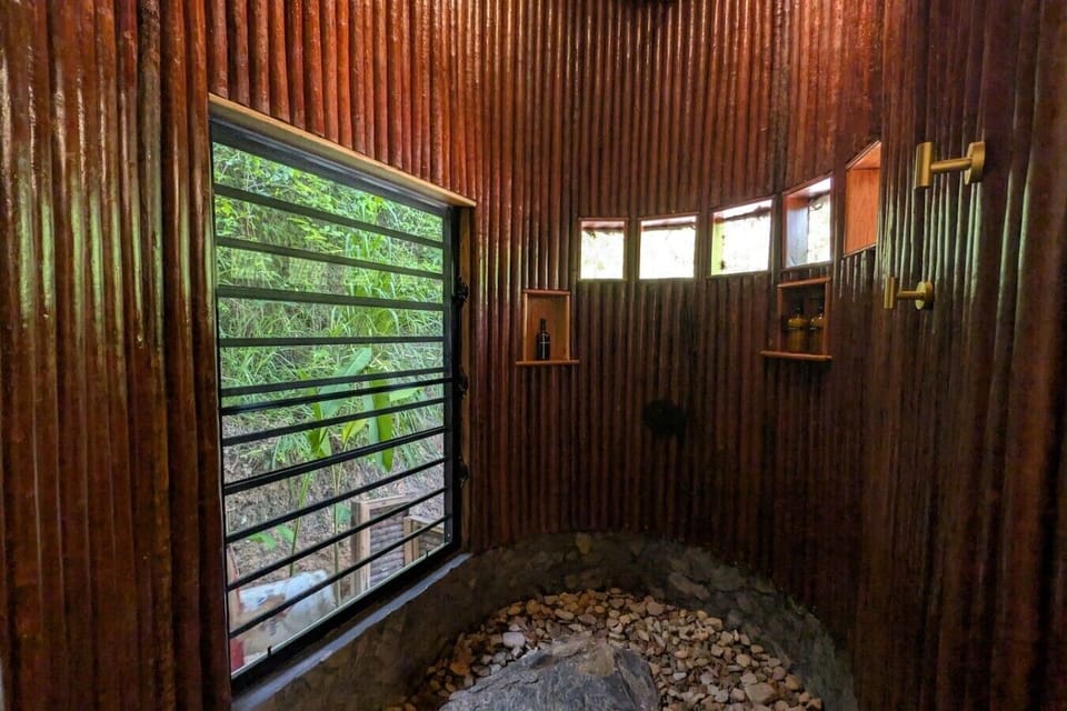 Bathroom #1 - Refreshing bathroom with thoughtful tropical details.