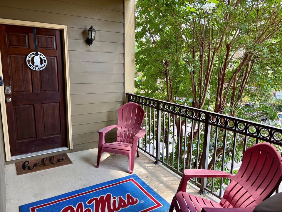 Front door and porch