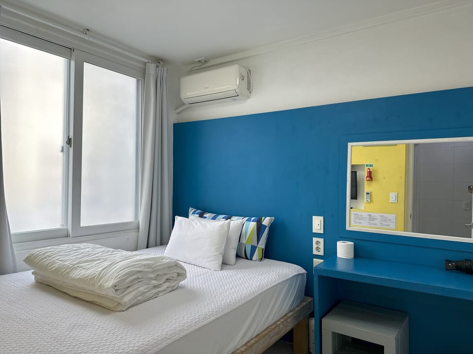 Double Room (2 people) | Blackout drapes, free WiFi, bed sheets