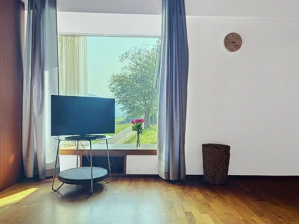 Interior Design, Furniture, Wood, Floor, Flooring, Lighting, Home, Room, Curtain, Window Treatment