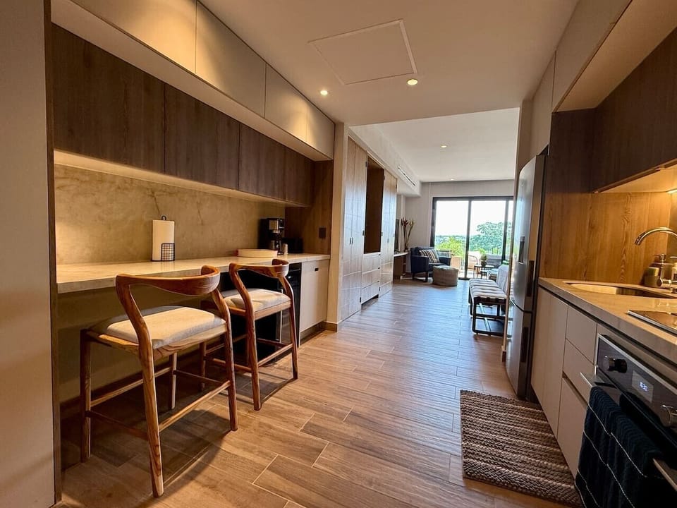 Kitchen with dining area