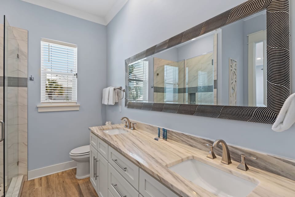 Full Bathroom with Walk-In Shower