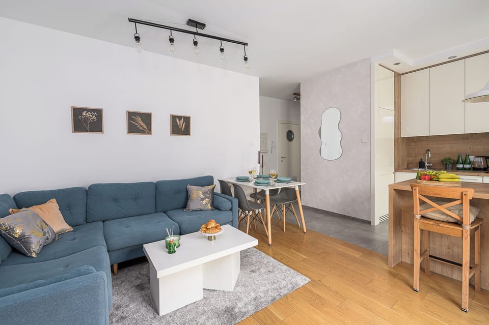 Superior Apartment, 2 Bedrooms, City View | Living area | 30-inch TV with satellite channels, Netflix, streaming services