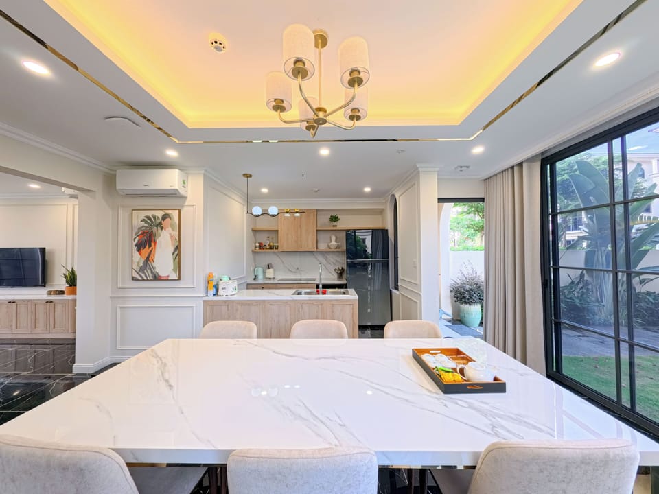 Villa, 2 Bedrooms, Private Pool, Sea View | Dining