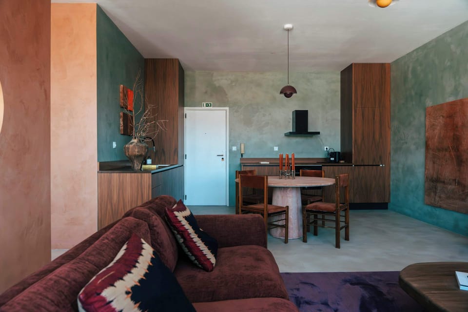 Studio space sofa/dining