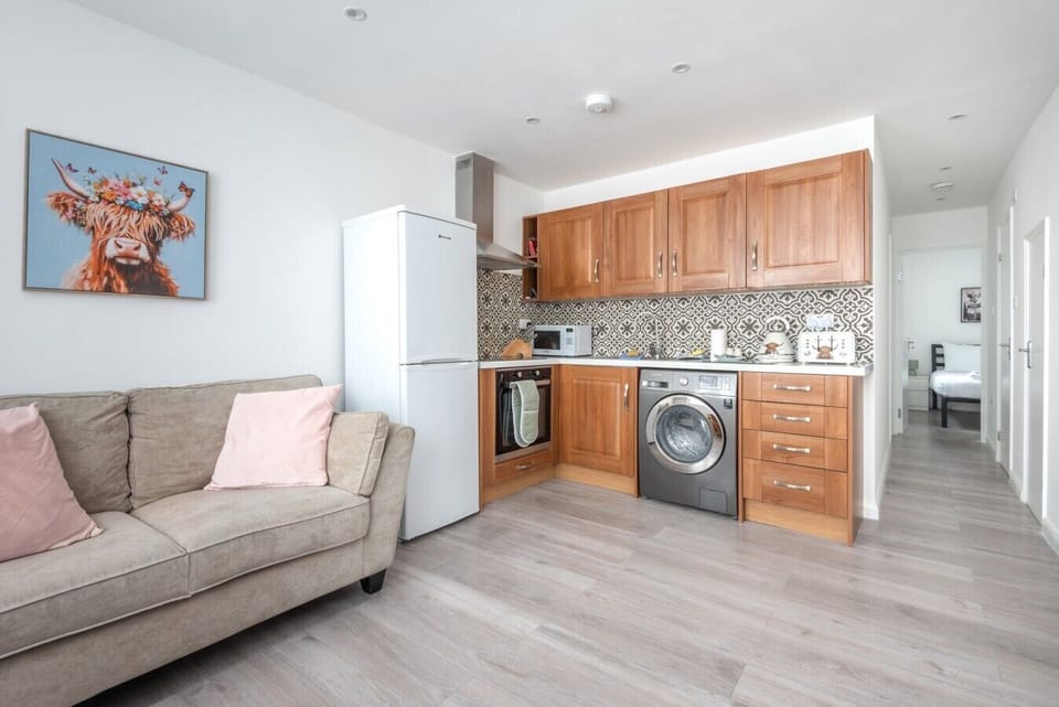 Open-Plan Kitchen and Living Room