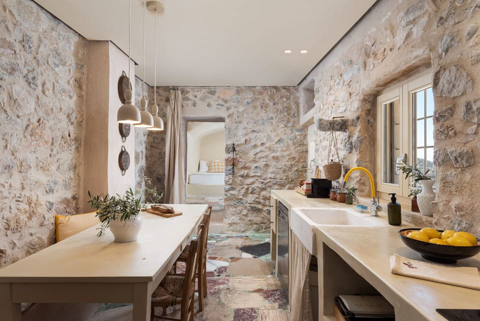 Signature Apartment, Patio, Sea View | Private kitchen | Espresso maker, coffee/tea maker, eco-friendly cleaning products