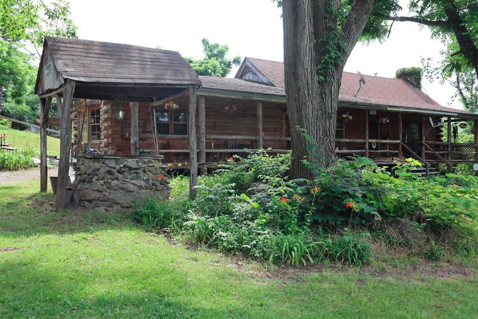 Front view of cabin