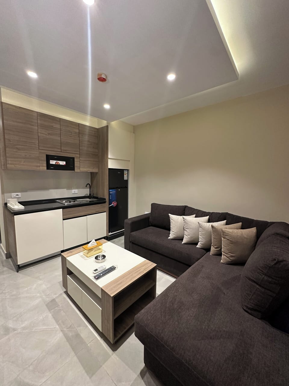 Apartment, 1 Bedroom, Accessible, Smoking | Living room