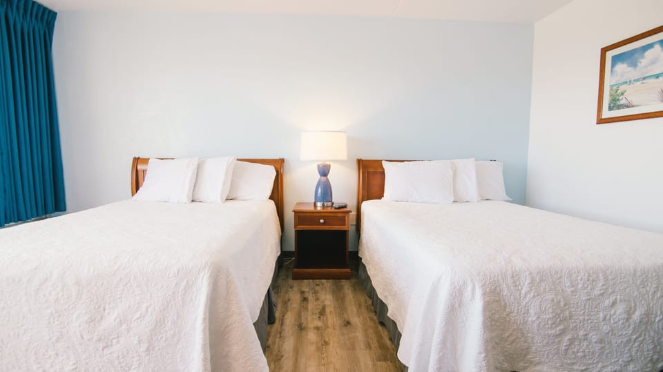 Blackout drapes, iron/ironing board (on request), WiFi (free)
