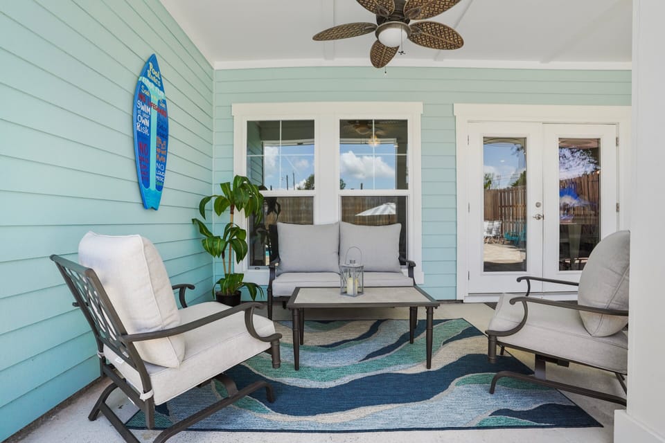 Caribbean Surf | Panama City Beach | Back patio