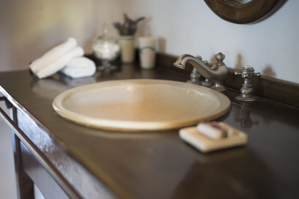 Free toiletries, hair dryer, bidet, towels