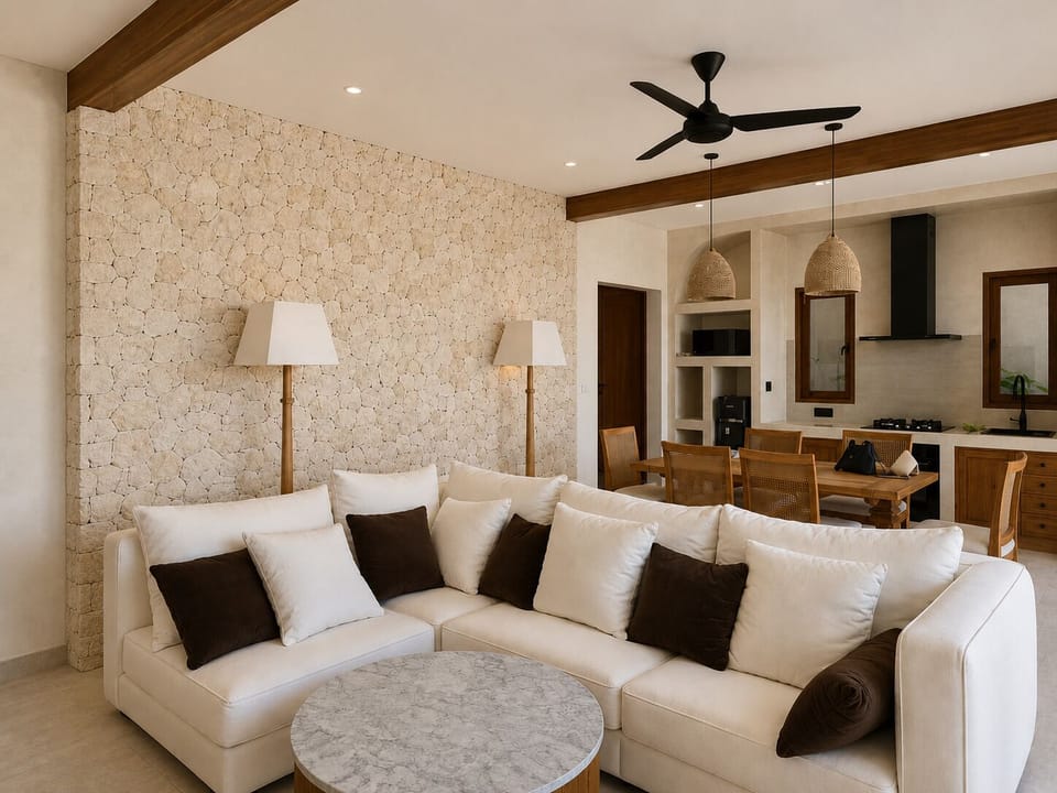 Family Villa, Ocean View | Living area