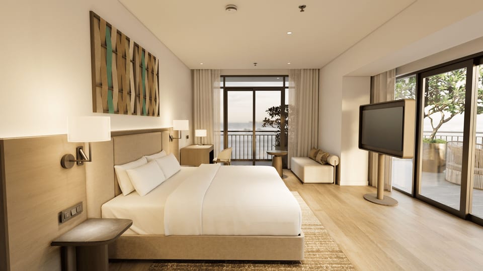 Executive Room, Terrace, Beach View | In-room safe, blackout drapes, iron/ironing board, WiFi (free)