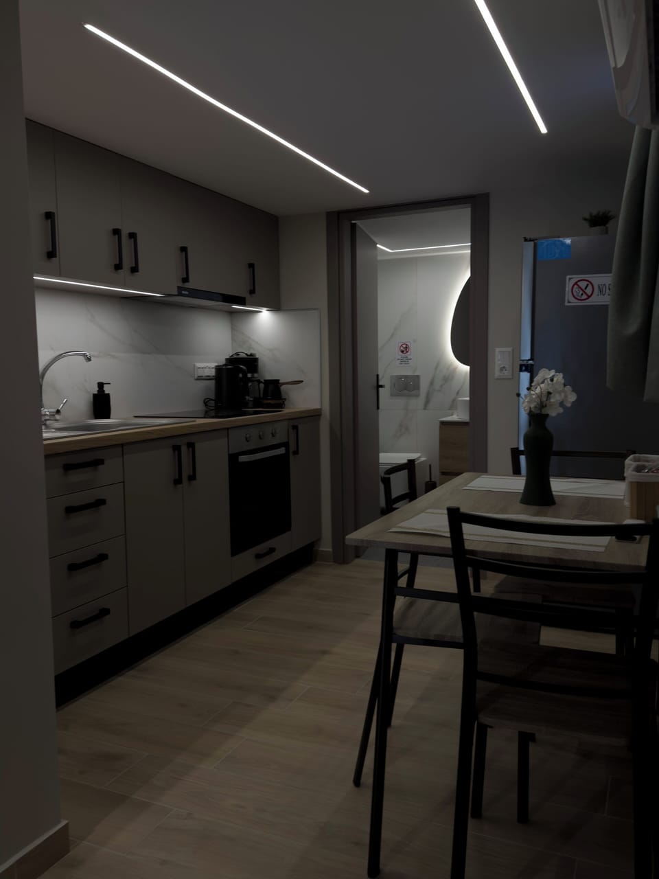 Deluxe Double Room, Courtyard View | Private kitchen | Espresso maker, coffee/tea maker, fridge, toaster
