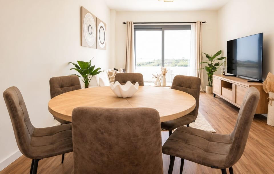 Living & dining area
