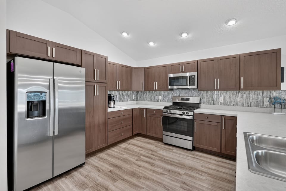 Well Appointed Kitchen with Stainless Steel Appliances