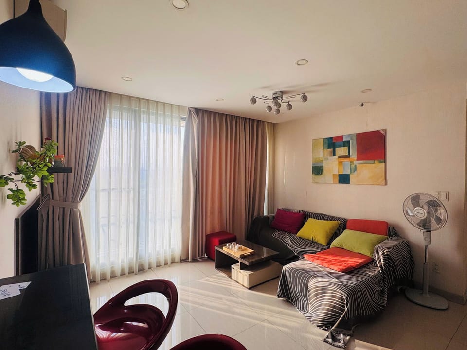 Family Apartment, 2 Bedrooms, Balcony, City View | Living area